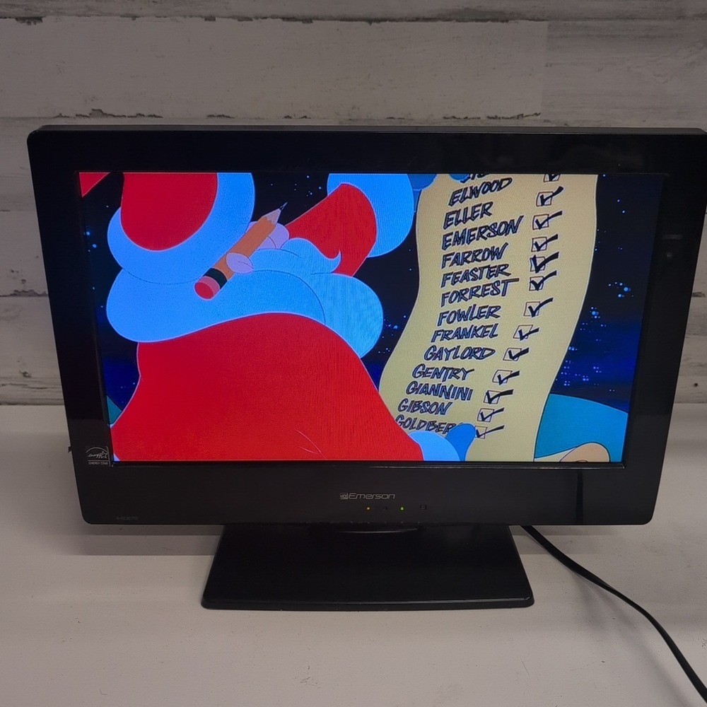 EMERSON LD190EM2 19" 720p HD LCD TV/DVD Combo HDMI Gaming Monitor *No Remote*